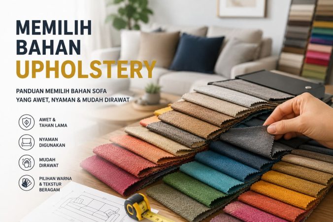 memilh bahan upholstery sofa